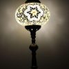 Turkish Mosaic Table Lamp XLarge White
