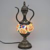 Turkish Mosaic Medium Teapot Table Lamp Moon Orbit- 37cm