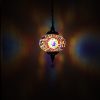 Turkish Mosaic Hanging Lamp Medium Mosaic Fire Ball