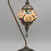 Turkish Mosaic Large Swan Lamp Moon Orbit - 46cm