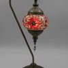 Turkish Mosaic Large Swan Lamp Red - 46cm