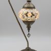 Turkish Mosaic Large Swan Lamp White - 46cm