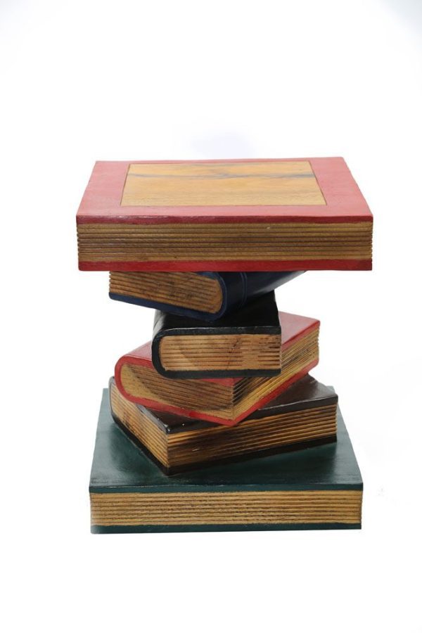 Wooden Book Table Coloured