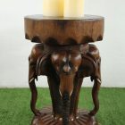 Wooden Elephant Table
