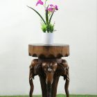 Wooden Elephant Table