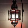 Moroccan Cage Lantern Red - Large