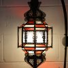 Moroccan Cage Lantern Red - Small
