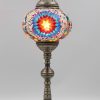 Turkish Mosaic Table Lamp XLarge Star Blast